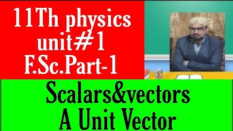 scalars and vectors class 11 physics unit 2 | sir Abbas#abbasmaths