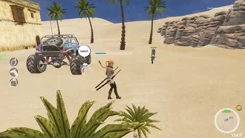 Unreal Engine 4: Testing Usha - Princess of The End vehicle system.