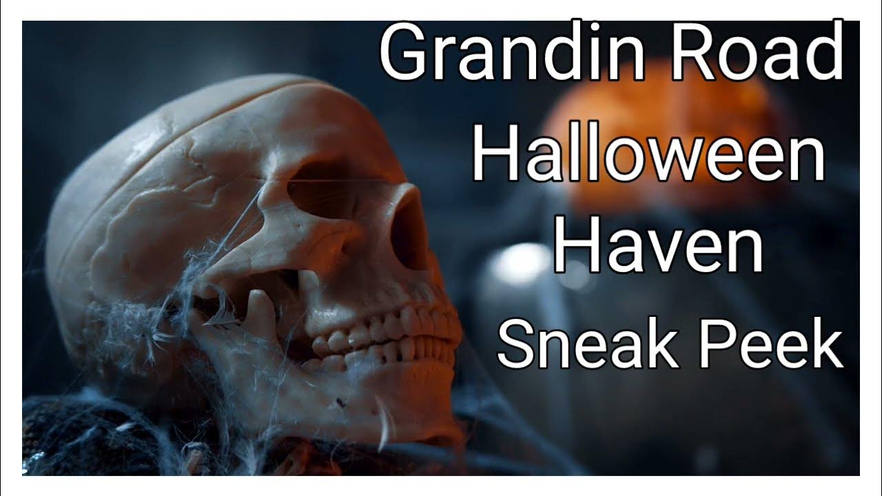 Grandin Road Halloween Haven Sneak Peek 🎃 CODE ORANGE 🎃 YouTube