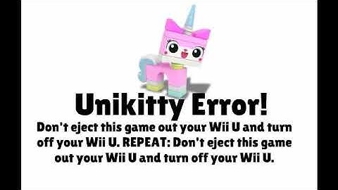 Unikitty Error