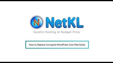 How to Replace Corrupted WordPress Core Files easily