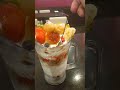 セレブJKがデカいパフェを完食！(キャッツカフェ)ネバーギブアップ　#shorts