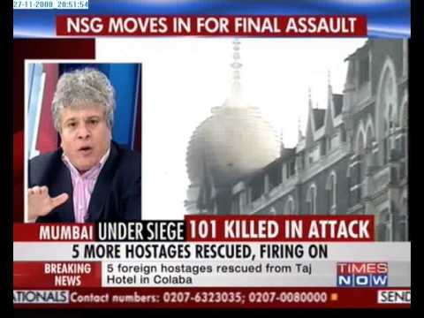 Mumbai Terror Attack - Part 5 - Discussion on TIMES NOW - 27 November 2008