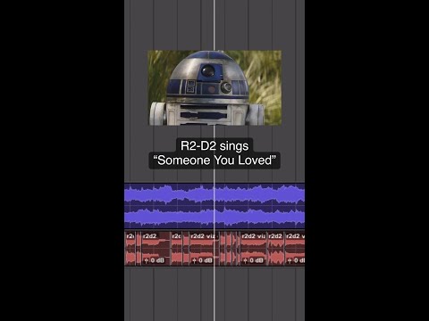🎵 R2-D2 sings "Someone You Loved" 📷 There I Ruined It