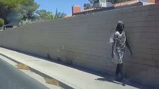 Dash Cam Fails - Naked Man in a Clear Poncho (Las Vegas)
