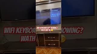 Android led keyboard not showing on wifi keyboard problem setting for all tv #keyboard#fix#repairing