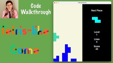 Creating a Tetris-like Game in Python: 10 Minute Code Walkthrough