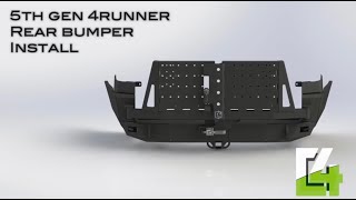 5th Gen 4Runner Overland Series Rear Bumper Installation