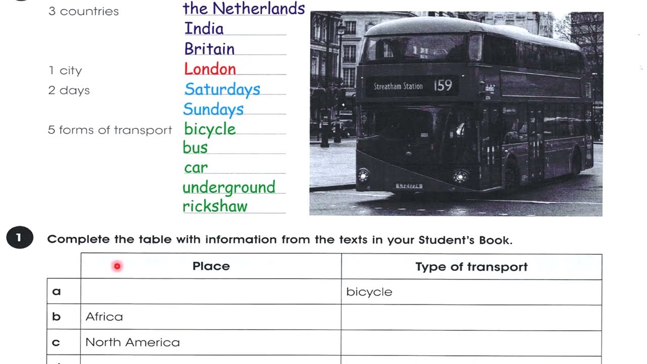 حل صفحة 104 و 105 نشاط انكليزي ثالث متوسط