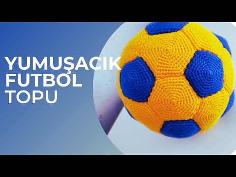 INCREDIBLE 😊 😊 MUY HERMOSA 😇 😇 AMİGURUMİ...FUTBOL TOPU BU KADAR BASİT OLMAMIŞTI...FUTBOL TOPU YAPIMI