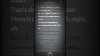 Espresso  Sabrina Carpenter espresso sabrinacarpenter useheadphones s spotify