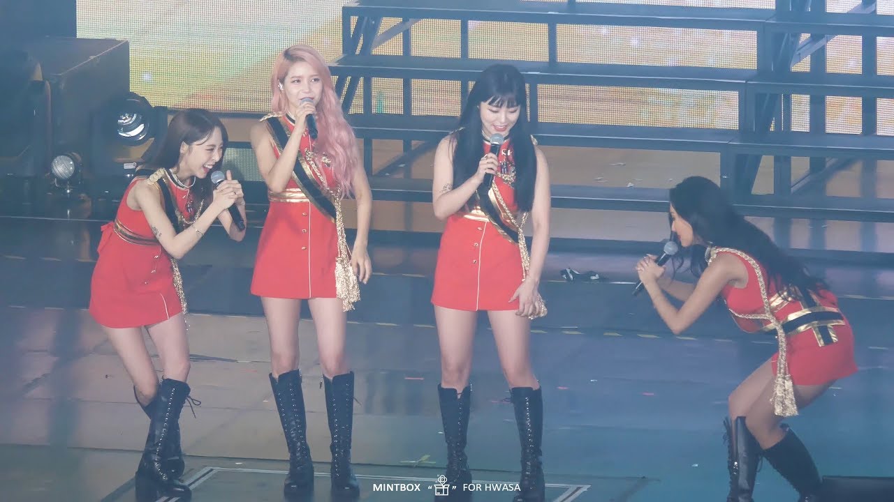 [4K] 180819 마마무 콘서트 4season s/s 토크 마마무 직캠 (Mamamoo Fancam)