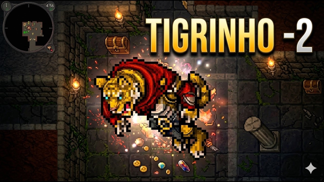 [TIBIA] - Ek Solo Tigrinho -2 | 5kk/h raw (100%) + 1.3kk loot (sem ...