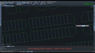 GEOsCAD2 - Bearing Distance Labeling