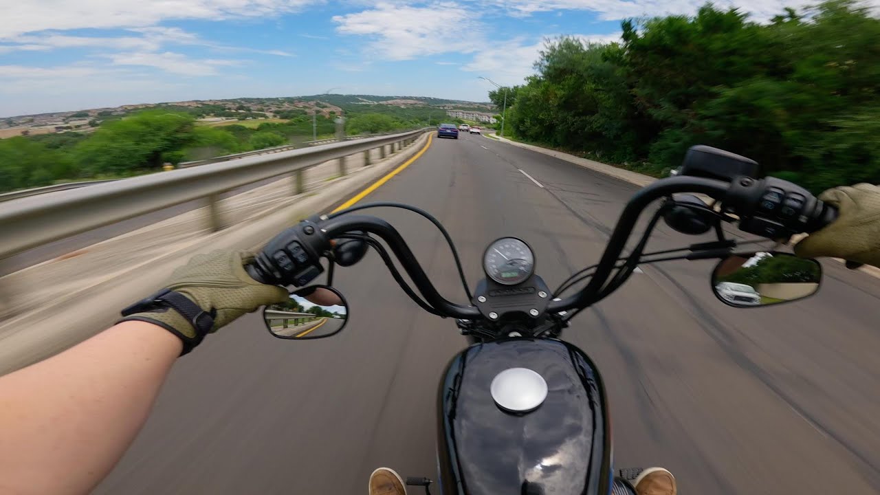 Harley Davidson IRON 1200 - Exhaust Only - Afternoon Ride 2