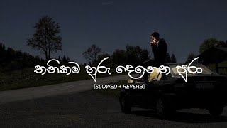 තනිකම හුරු දෙනෙත පුරා | Thanikama huru denetha pura | slowed and reverb