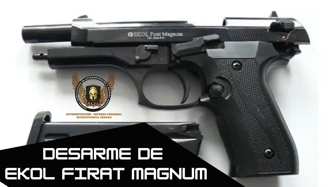 🔥 CÓMO DESARMAR UNA PISTOLA TRAUMÁTICA EKOL FIRAT MAGNUM