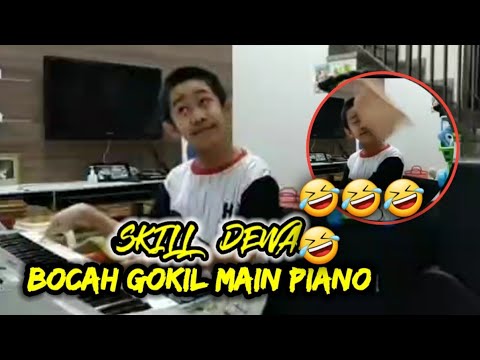 Skill Dewa, Bocah Gokil main Piano bikin gemes, bikin ulah lagi hahaha....