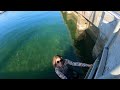 Swimming Underwater Clothed | At A Dock and Beach| Ocean Adventure