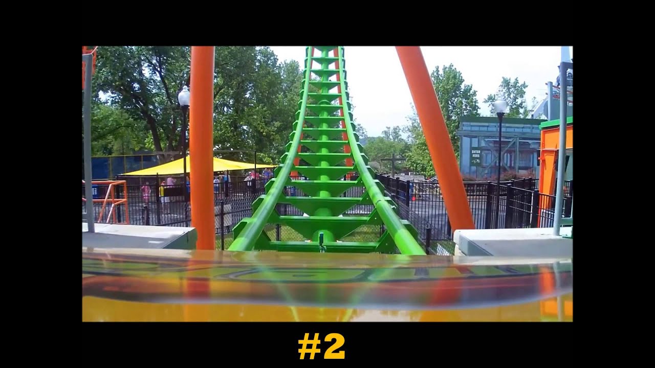 Top 3 Roller Coasters At Six Flags St Louis - YouTube