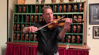 Fine 2019 Guarneri-model Violin by Violinmaker Jordan Hess For Sale