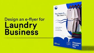 Create a flyer for Laundry business with adobe photoshop