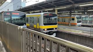 中央・総武線 E231系0番台 中野駅5番線 発車