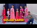 Gulabi saree dance challenge  1st round competition