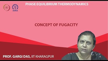 Concept of fugacity