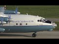 AeroVis Antonov 12 at Zürich-Kloten (with live ATC)