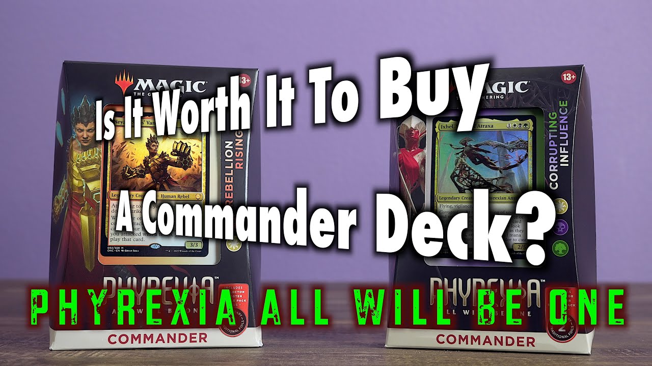 mtg commander decks 2021 MTG Phyrexia: All Will Be One Commander Deck main image 0