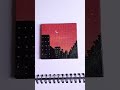 peaceful night in city #time #hardwork #painting #love #beginner #art #life #beauty #sukoon #cute