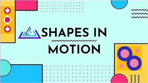 Shapes in motion / Geometric animation / Dancing shapes Animación geométrica #shortsvideo #tamil