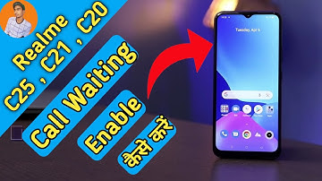 How To Enable Call Waiting in Realme C25 , Realme C21 Call Waiting , Realme C20 Call Waiting Setting