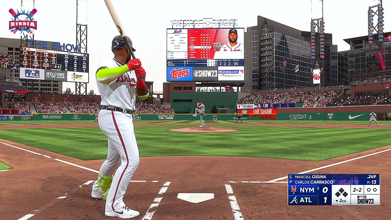 MLB The Show 23: Нью-Йорк Метс против Атланта Брейвс - Геймплей 60 кадров в секунду HD