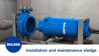 The installation and maintenance sledge makes work easy