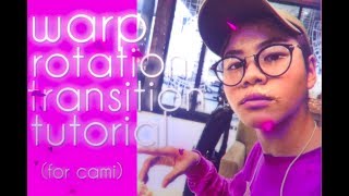 warp rotation tutorial || after effects
