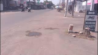 telolet Basuri suka suka joget dipinggir jalan bus sahabat Andika Ciputat