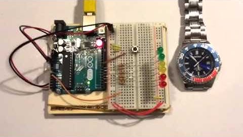 Reloj de arena arduino