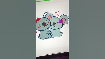 We were painting and this is what happened😍App: Drawly #drawly #teamwork #hobby #learndraw #battle