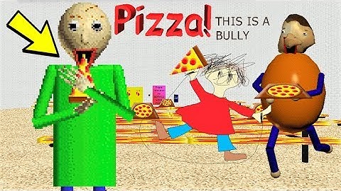BALDI ACTUALLY EATS PIZZA!! ∞ BOXES?! | Baldi