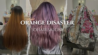 Orange Disaster! I'm nervous to do hair transformation!  let's get rid of orange and brassy tone