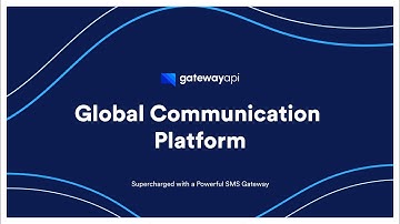 Communicate with your target group fast, efficiently and worldwide via GatewayAPI