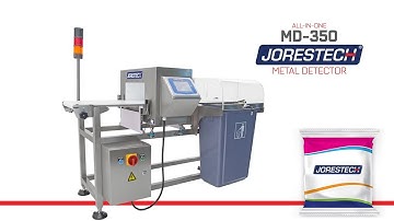 INDUSTRIAL METAL DETECTOR | Integrated Conveyor and Reject System for Food and Inspection
