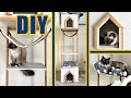 My Cat LOVES This Easy DIY Cat Tree (aka DIY Wood Cat Tower)