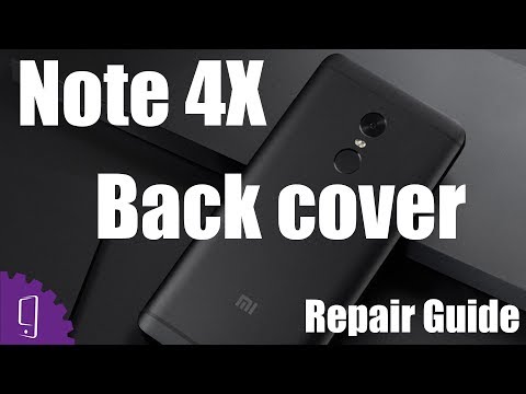 Xiaomi Redmi Note 4X Back Cover Repair Guide
