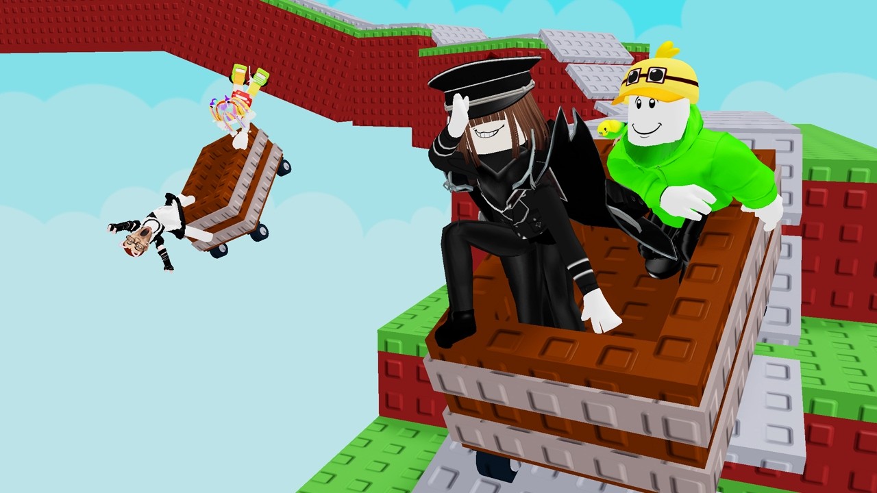 激難トロッコオービーやらせて1番下手なやつ動画班入れないロブロックス