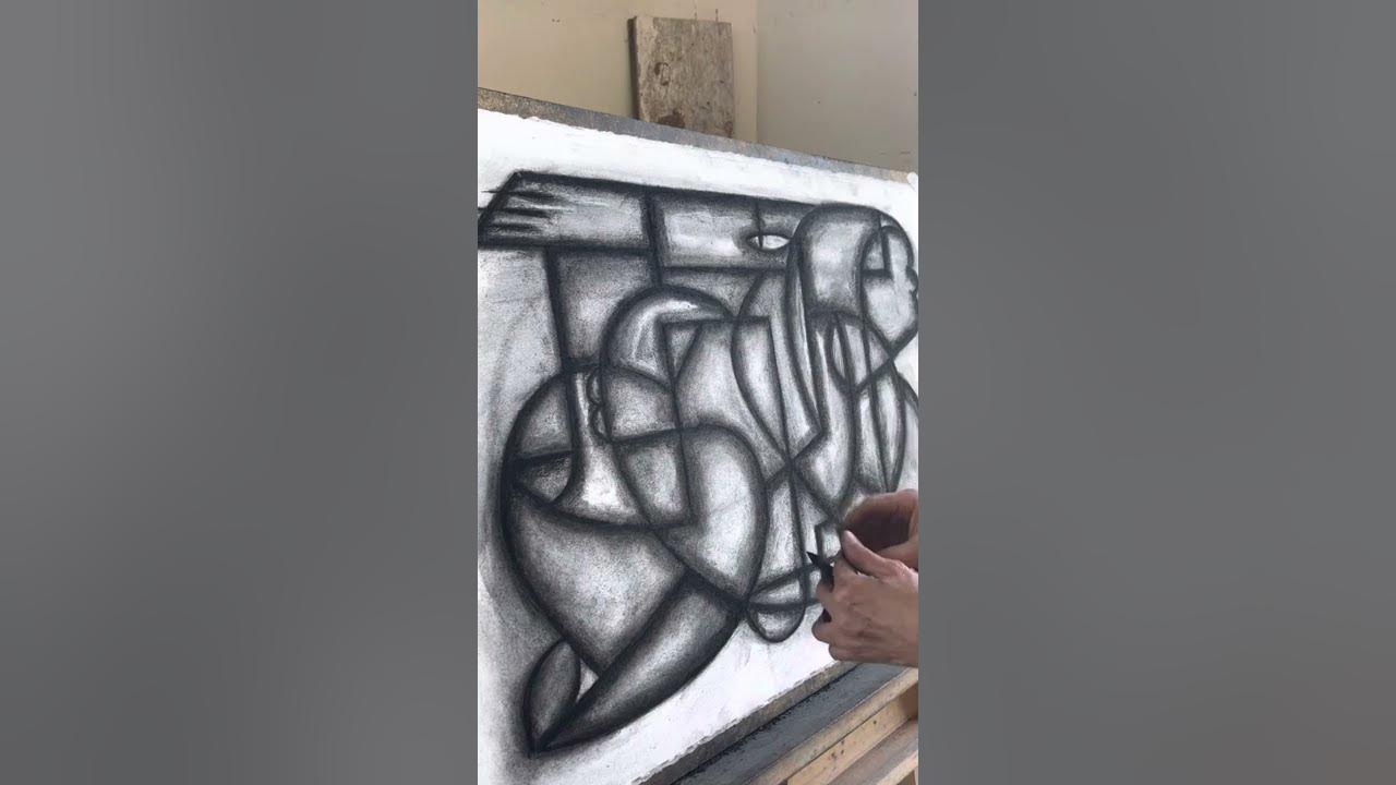 Charcoal drawing eraser technique YouTube