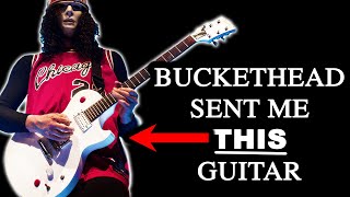 BUCKETHEAD sold me his Stage Used GUITAR!!! 😲😲 (Unboxing & more)