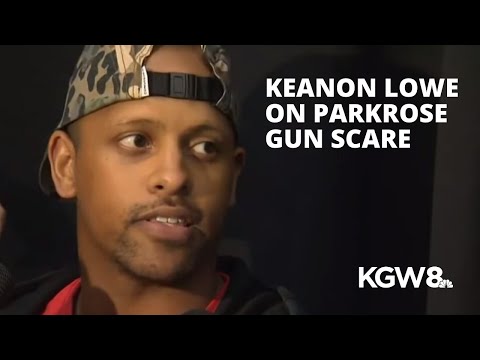 Keanon Lowe talks about disarming suicidal student at Parkrose High School